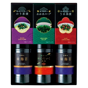 味付海苔&お茶漬&スープ詰合せ【rm24a148gc050】