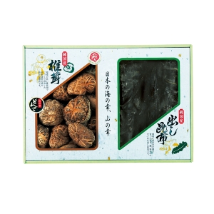 国内産 原木どんこ椎茸・昆布詰合せ【rm24a198gc040】